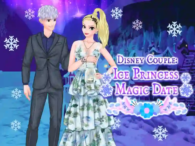 Гульня Ice Couple Princess Magic Date онлайн