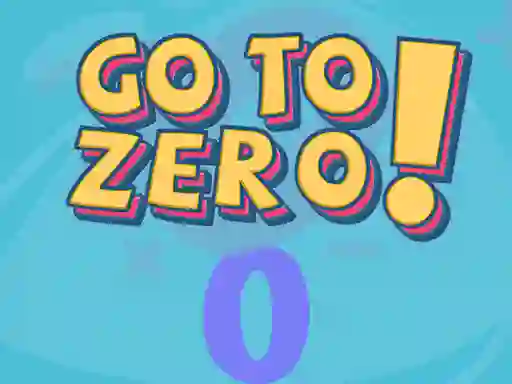 Гульня Go To Zero онлайн