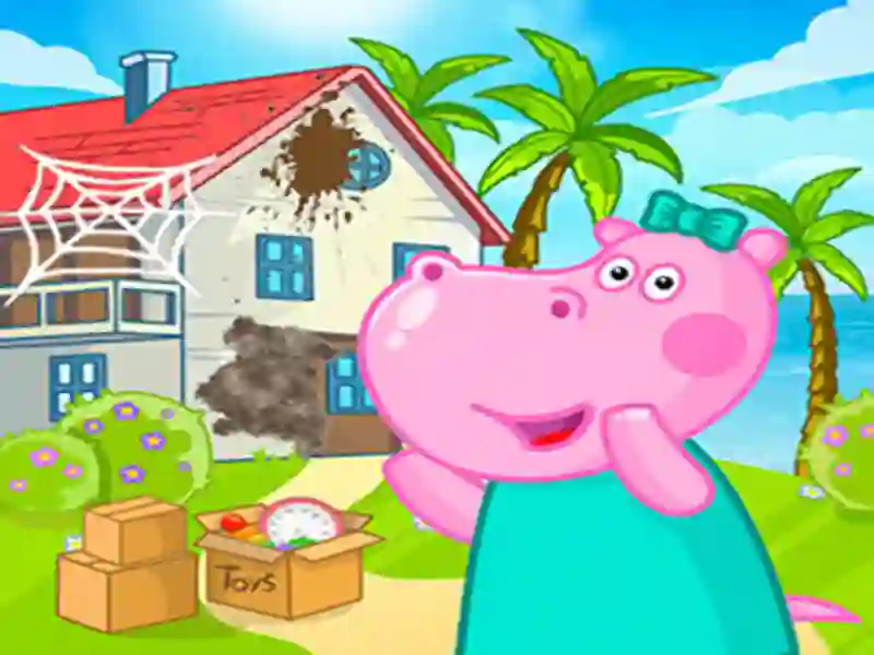 Гульня Kids Home Cleanup онлайн