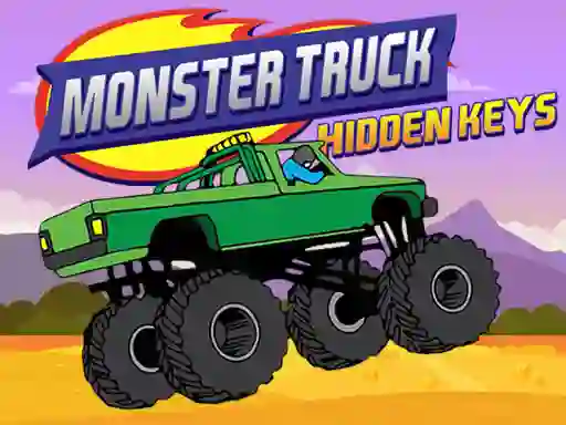 Гульня Monster Truck Hidden Keys онлайн