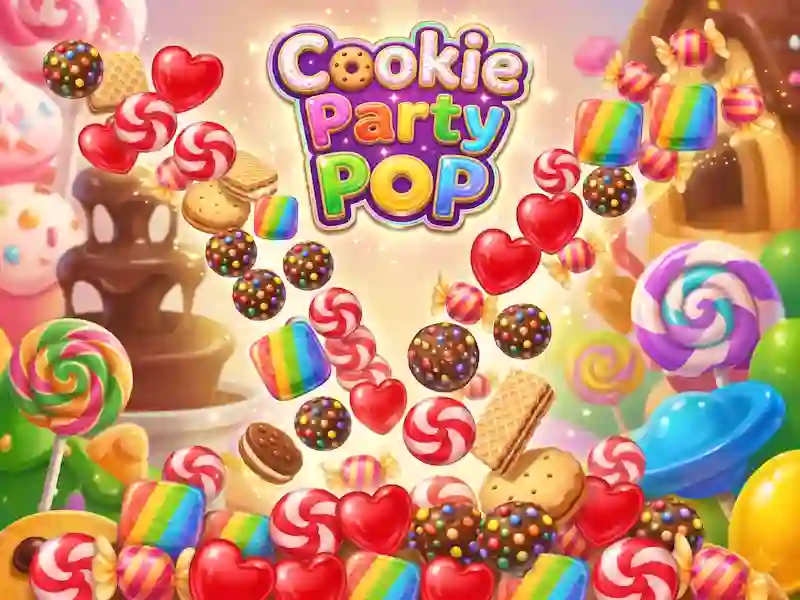 Гульня Cookie Party Pop онлайн