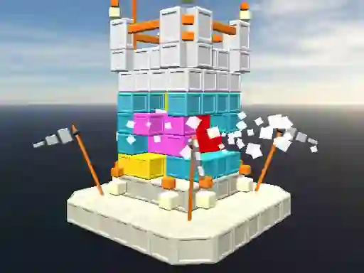 Гульня Castle Block Destruction онлайн