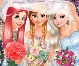 Гульня Bride and Bridesmaides Dress up онлайн