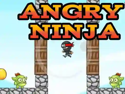 Гульня Angry Ninja онлайн