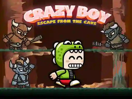 Гульня Crazy Boy Escape From The Cave онлайн