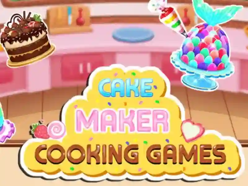 Гульня Cake Maker Cooking Games онлайн