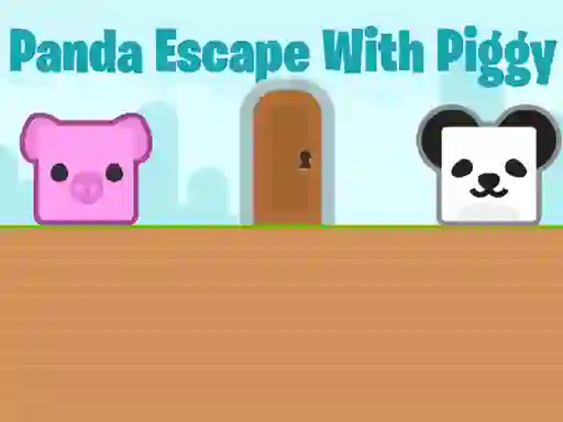 Гульня Panda Escape With Piggy онлайн