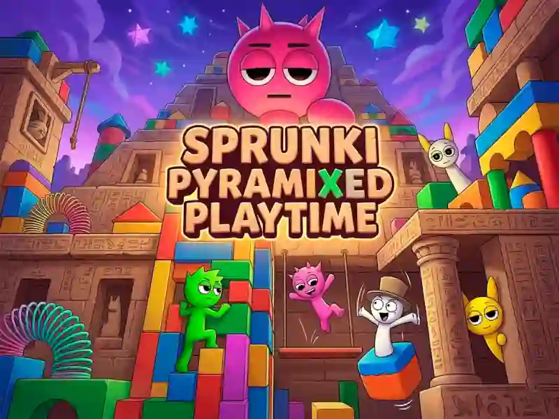 Гульня Sprunki Pyramixed Playtime онлайн