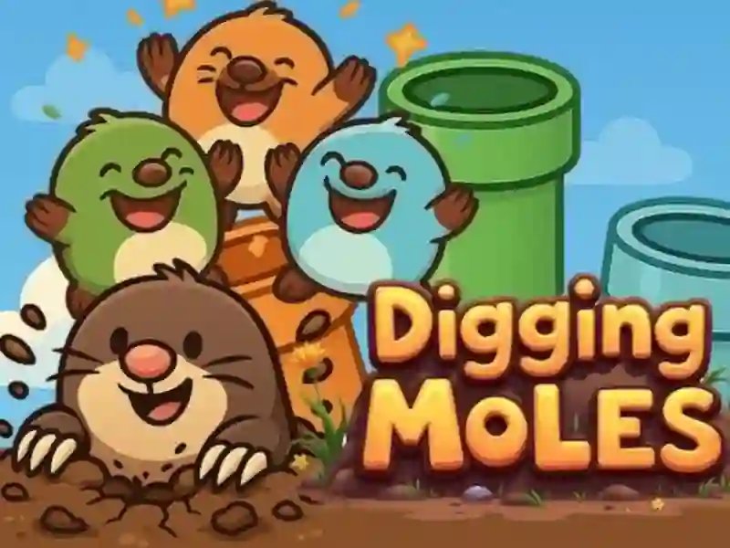 Гульня Digging Moles онлайн