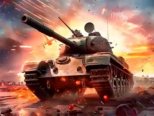 Гульня Battle Tanks Firestorm онлайн