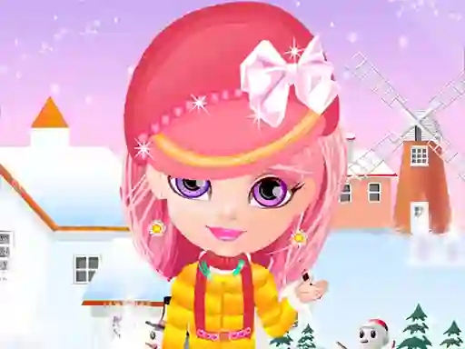 Гульня Baby Halen Winter Dress Up онлайн
