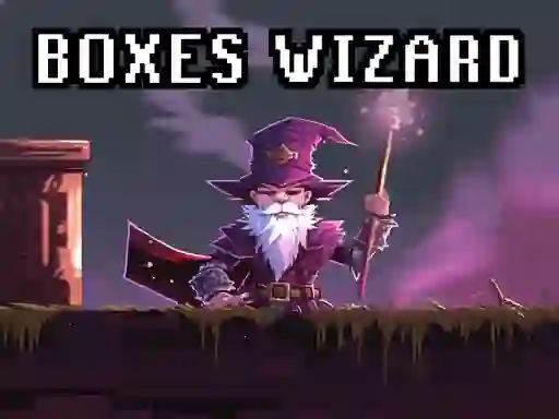 Гульня Boxes Wizard онлайн