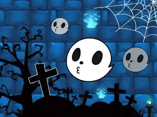 Гульня Halloween Ghost Balls онлайн