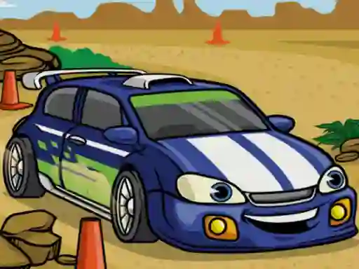Гульня Racing Cartoons Jigsaw онлайн
