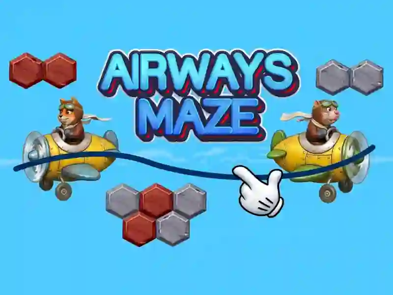 Гульня Airways Maze онлайн