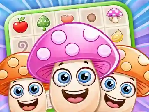 Гульня Mushroom Fever Match 3 онлайн