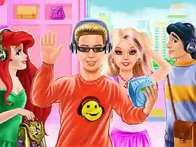 Гульня Princesses High School Trends онлайн