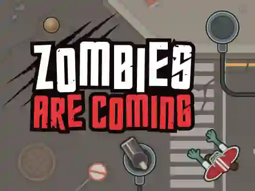 Гульня Zombies Are Coming онлайн