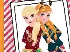 Гульня Sisters Ugly Xmas Sweater онлайн