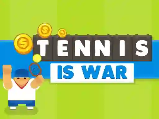 Гульня Tennis Is War онлайн