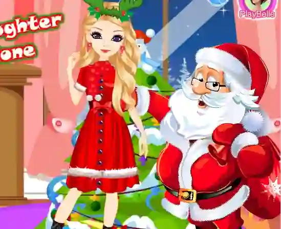 Гульня Santa's Daughter Home Alone онлайн