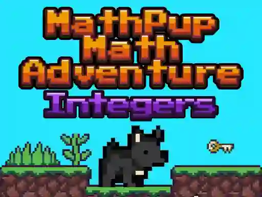 Гульня MathPup Math Adventure Integers онлайн