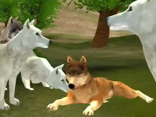 Гульня Wild Wolves Hunger Attack онлайн