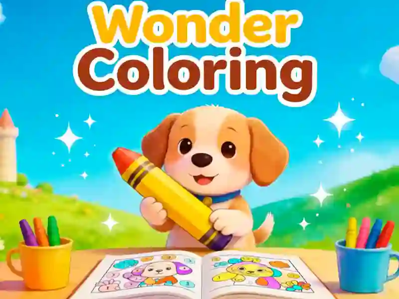 Гульня Wonder Coloring онлайн