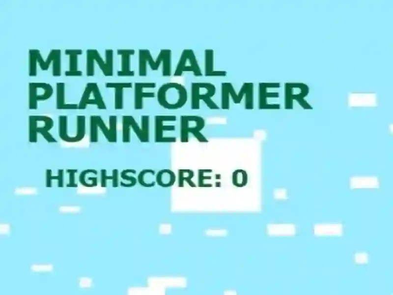 Гульня Minimal Platformer Runner онлайн