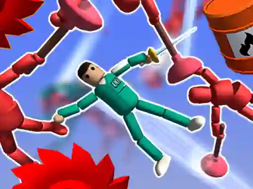Гульня Stickman Sandbox онлайн