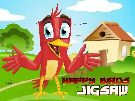 Гульня Happy Birds Jigsaw онлайн