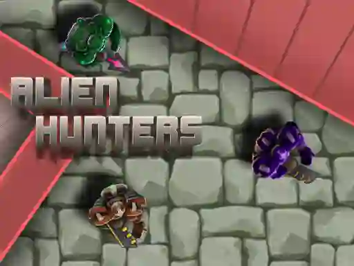 Гульня Alien Hunters онлайн