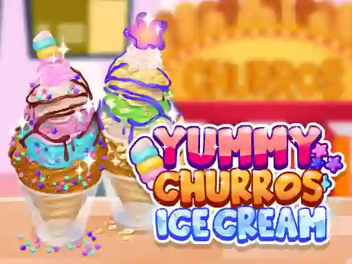 Гульня Yummy Churros Ice Cream онлайн