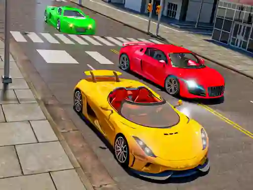 Гульня Super Car Extreme Car Driving онлайн