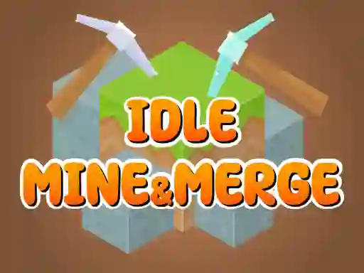 Гульня Idle Mine & Merge онлайн