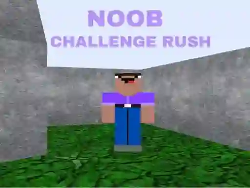 Гульня Noob Challenge Rush онлайн