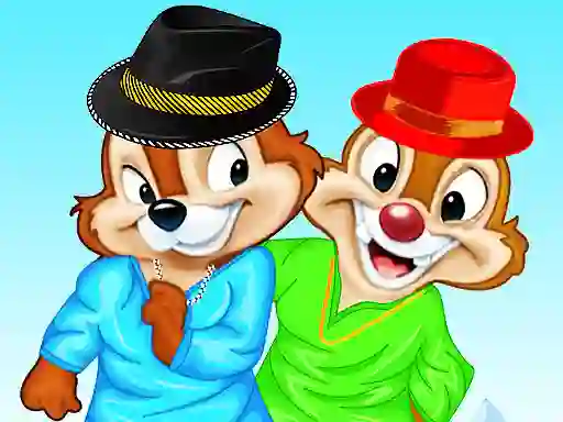 Гульня Chip n Dale Dressup онлайн