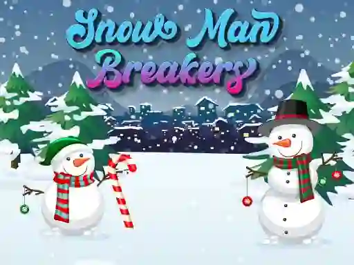 Гульня Snow Man Breakers онлайн