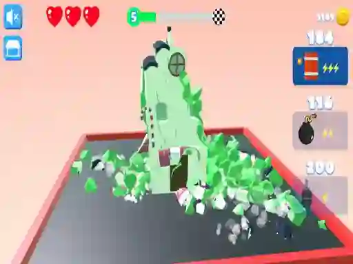 Гульня Town Destroy онлайн