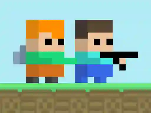 Гульня Minescrafter Steve and Alex онлайн