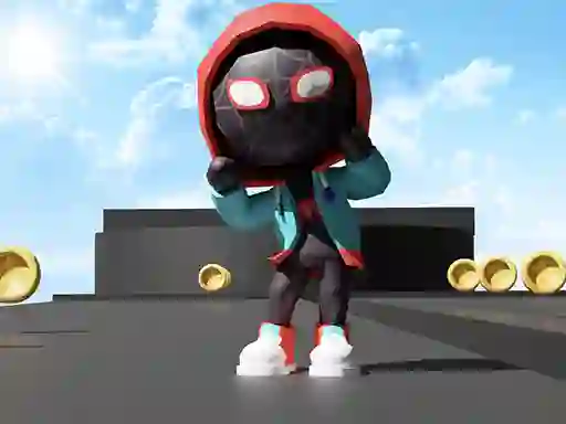 Гульня Sky Runner Parkour онлайн
