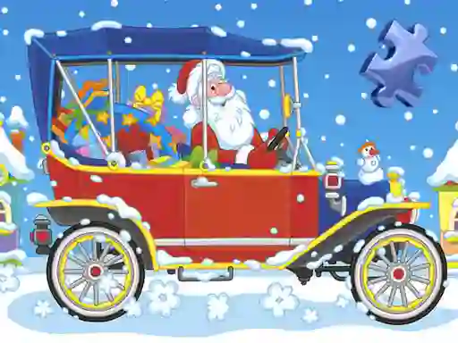 Гульня Christmas Cars Jigsaw онлайн