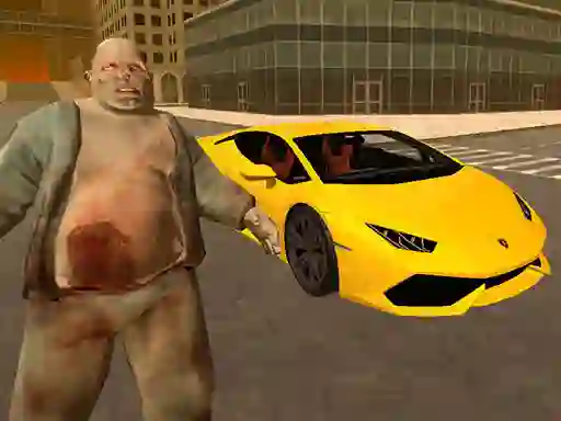 Гульня Supercars Zombie Driving онлайн