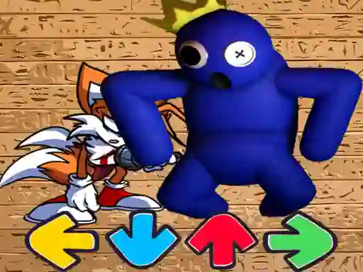 Гульня FNF Rainbow Friends Battle Mod онлайн