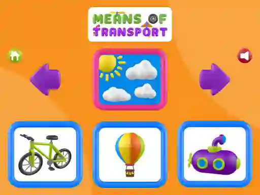 Гульня Means Of Transport онлайн