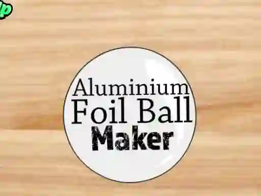 Гульня Aluminium Foil Ball Maker онлайн