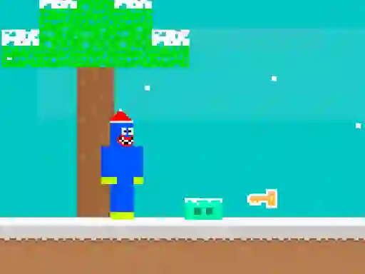 Гульня Noob Huggy Winter онлайн