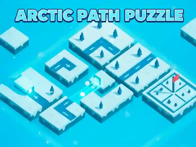 Гульня Arctic Path Puzzle онлайн