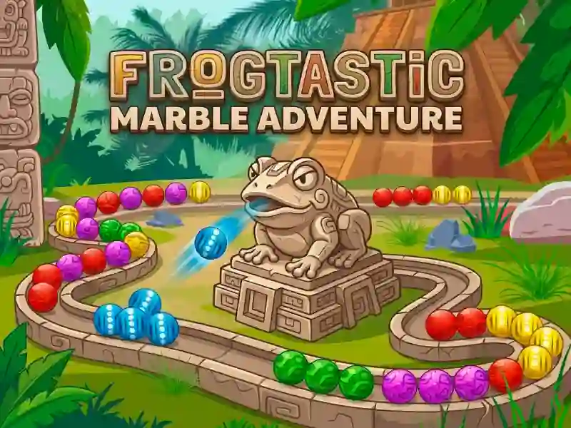 Гульня Frogtastic Marble Adventure онлайн
