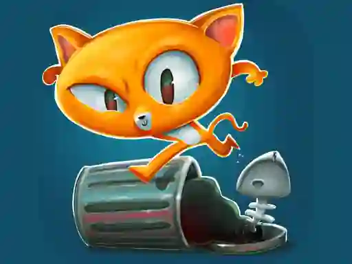 Гульня Trash Cat онлайн